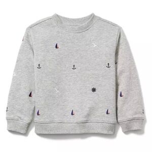 Janie & Jack Nautical Icon Crewneck Sweatshirt